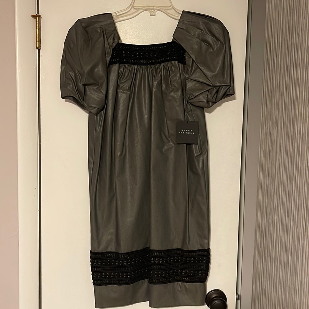 Robert Rodriguez grey dress